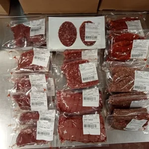 Galloway Caissette 5kg barbecue 23€/kg <br> <br> Acompte de: