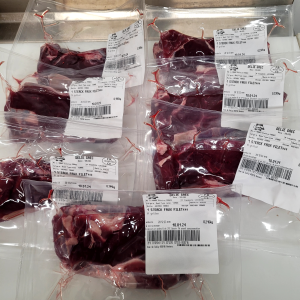 Caissette 4kg Mix Steak 22€/kg <br> <br> Acompte de: