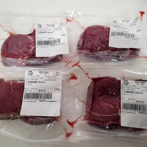 Tournedos filet Paquet de 2  35€/kg <br> <br> Acompte de: